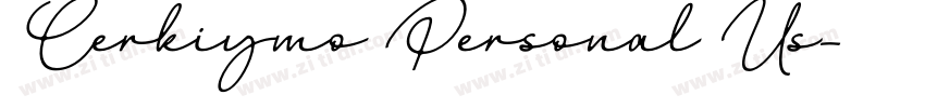 Cerkiymo Personal Us字体转换